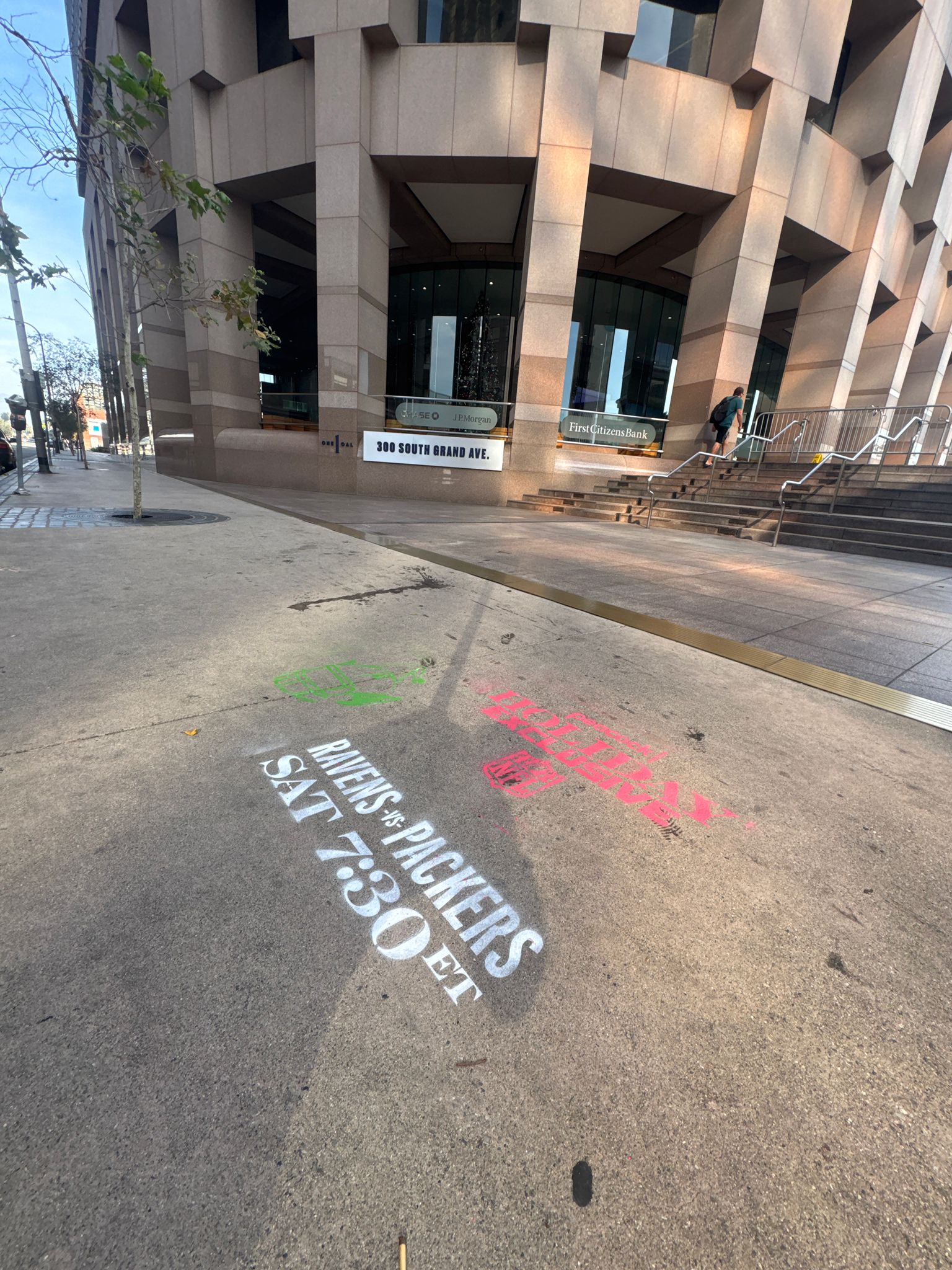 Stencil 3.4 Grand Ave Moca Museum Area